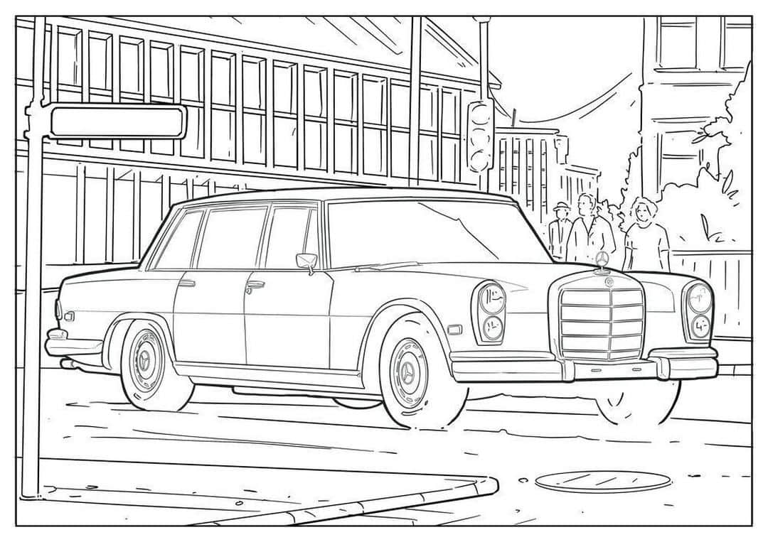 メルセデス・ベンツさんのインスタグラム写真 - (メルセデス・ベンツInstagram)「A classic paint job for an absolutely classic car. Use our coloring templates to design your very own Mercedes-Benz 600! Find our coloring templates here: mb4.me/KidsArtwork 📷 @andrewmytro」4月22日 15時00分 - mercedesbenz