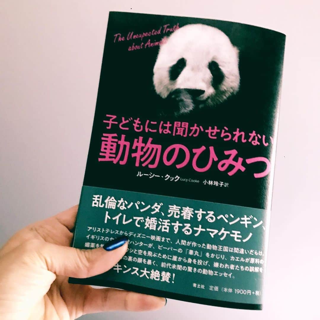 森泉さんのインスタグラム写真 - (森泉Instagram)「@hikari から #BookCoverChallenge のバトンが回ってきたから大好きな動物のお話がいっぱいつまった本にした！ Passing this to my crazy friend @kojiuematsu ❤️次はあなたよ」4月22日 16時37分 - izumi.mori