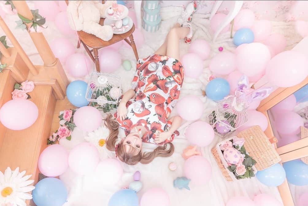 優月心菜さんのインスタグラム写真 - (優月心菜Instagram)「久々に撮影してきました👼👼👼❤️ #atlierfuwary #fuwary #フワリー #ゆめかわ　#ゆめかわいい #苺 #イチゴ #いちご　#ツインテール　#civarize」4月22日 17時07分 - yuzuki_cocona