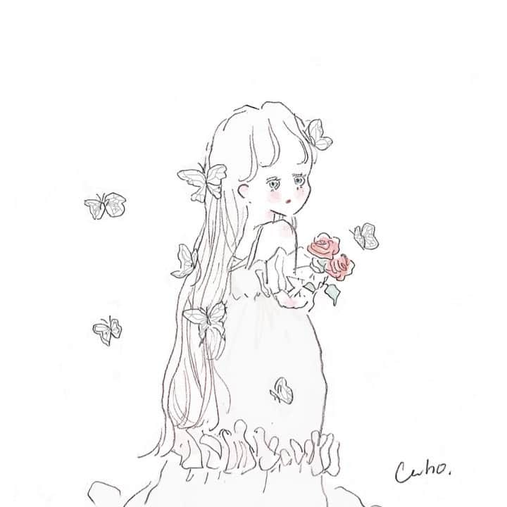 Cahoのインスタグラム：「・ それは、突然、いつか、必ず。 尽きて儚く消える。  #illustration  #illust  #illustrator  #illust  #今ある命は当たり前じゃないよ」