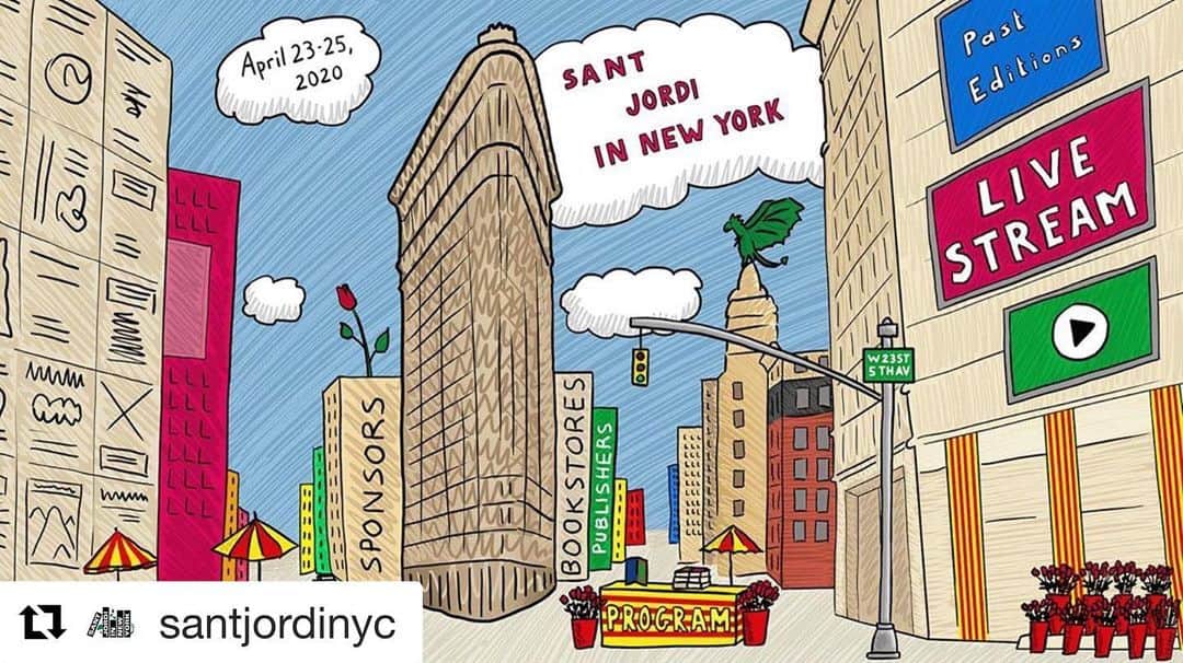 村田沙耶香さんのインスタグラム写真 - (村田沙耶香Instagram)「I will be participating Sant Jordi NYC 2020: Dragons & Books & Roses. @santjordinyc﻿ ﻿ I will be reading a short story aloud with translator, Ginny Tapley Takemori.﻿ ﻿ ニューヨーク時間での4月23日から25日、オンラインで開催されるブックフェスティバル、Sant Jordi NYC 2020: Dragons & Books & Rosesに私も参加させていただきます。﻿ 私は翻訳家のGinny Tapley Takemoriさんと一緒に、短いストーリーを朗読します。﻿ ﻿ ﻿ #Repost @santjordinyc with @get_repost﻿ ・・・﻿ .﻿ .﻿ SAVE THE DATE: 24 hours of (Virtual) Sant Jordi NYC. Three nights of literature in translation, from April 23 to 25. 🐉 📚 🌹﻿ .﻿ An international network of writers and translators, from Arabic to Danish, from Catalan to Swahili, from German to Uighur, with a mash-up of Galician and Icelandic, to boot. 24 Hours of Sant Jordi in New York will reflect the Catalan festival of books and love in the heart of the city of a thousand languages. With readings, conversations, happenings, and pop-up events in celebration of world literature, and concerts and original music in between.﻿ .﻿ In a time of confinement and sheltering in place we will open a virtual portal into world literature: a free online festival where viewers can step from a Parisian café into an Icelandic parlor, or a Mediterranean souk.﻿ .﻿ These are precarious days, for artists, writers, translators, and the industries that support them. But we can bring Sant Jordi and the dragon together to support world literature. From the proper social distance, of course.  #booksandroses #stjordinyc #bookfestival #translation #literature #livestream #nyc #santjordi Illustration by @isabelleduverger - @cabreraduverger」4月22日 21時27分 - sayaka_murata_