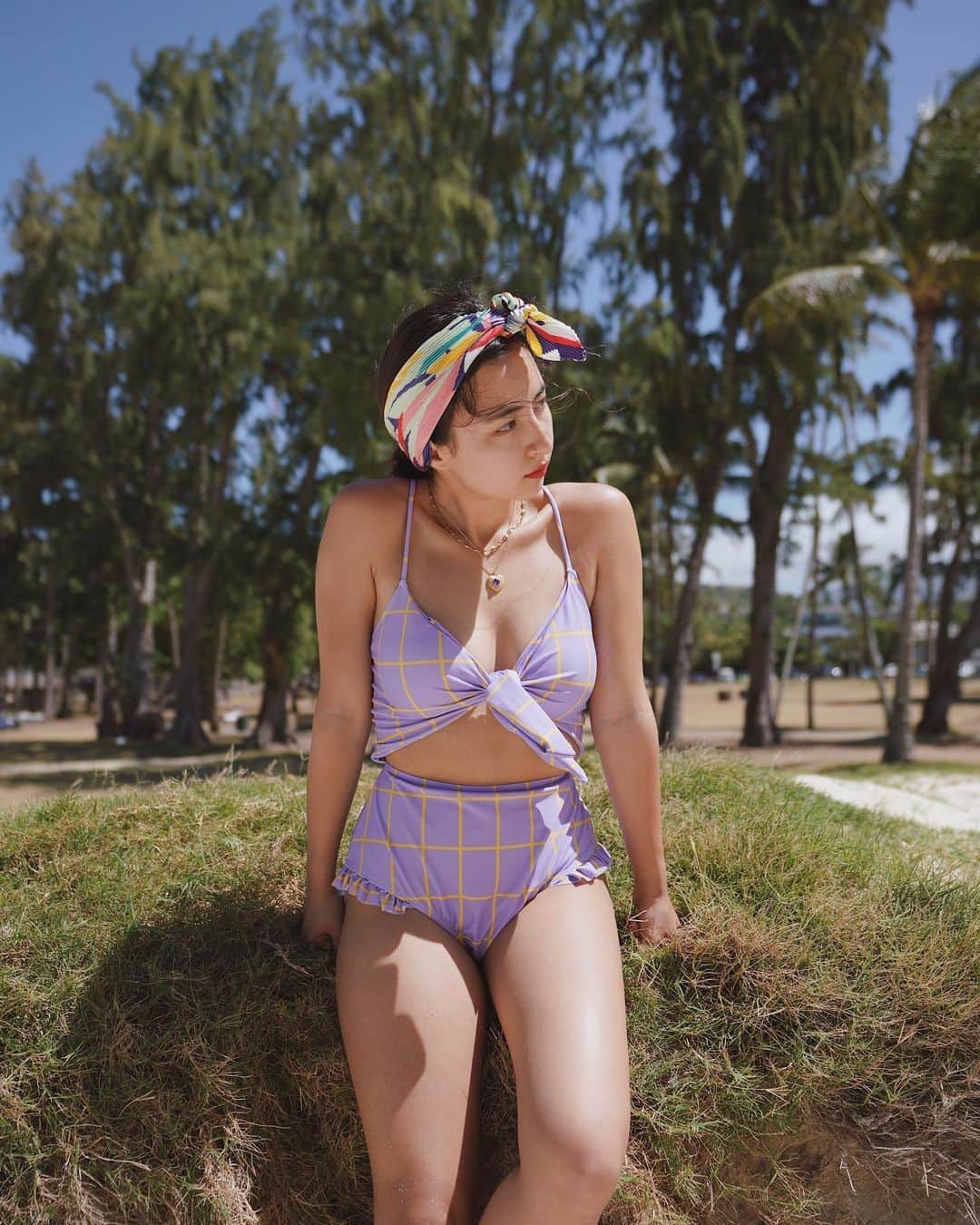 Julia Castroさんのインスタグラム写真 - (Julia CastroInstagram)「🌞🌞🌞 早く太陽の陽を浴びてピクニックしたい、ドライブしたい、海に行きたい、ハワイに行きたい🥥🥥🥥 . #hawaii #northshore  #oahu #waikiki #summer #girlsswimwear  #nature #beach #hawaiitrip #trip #sunburn #summergirl #purple #fashion #summerfashion #夏 #海 #ハワイ #水着 #日焼け #夏服 #ワイキキ #ノースショア #思い出 #ファッション #太陽 #自然 #緑 #julifashion」4月22日 21時34分 - julia.c.0209