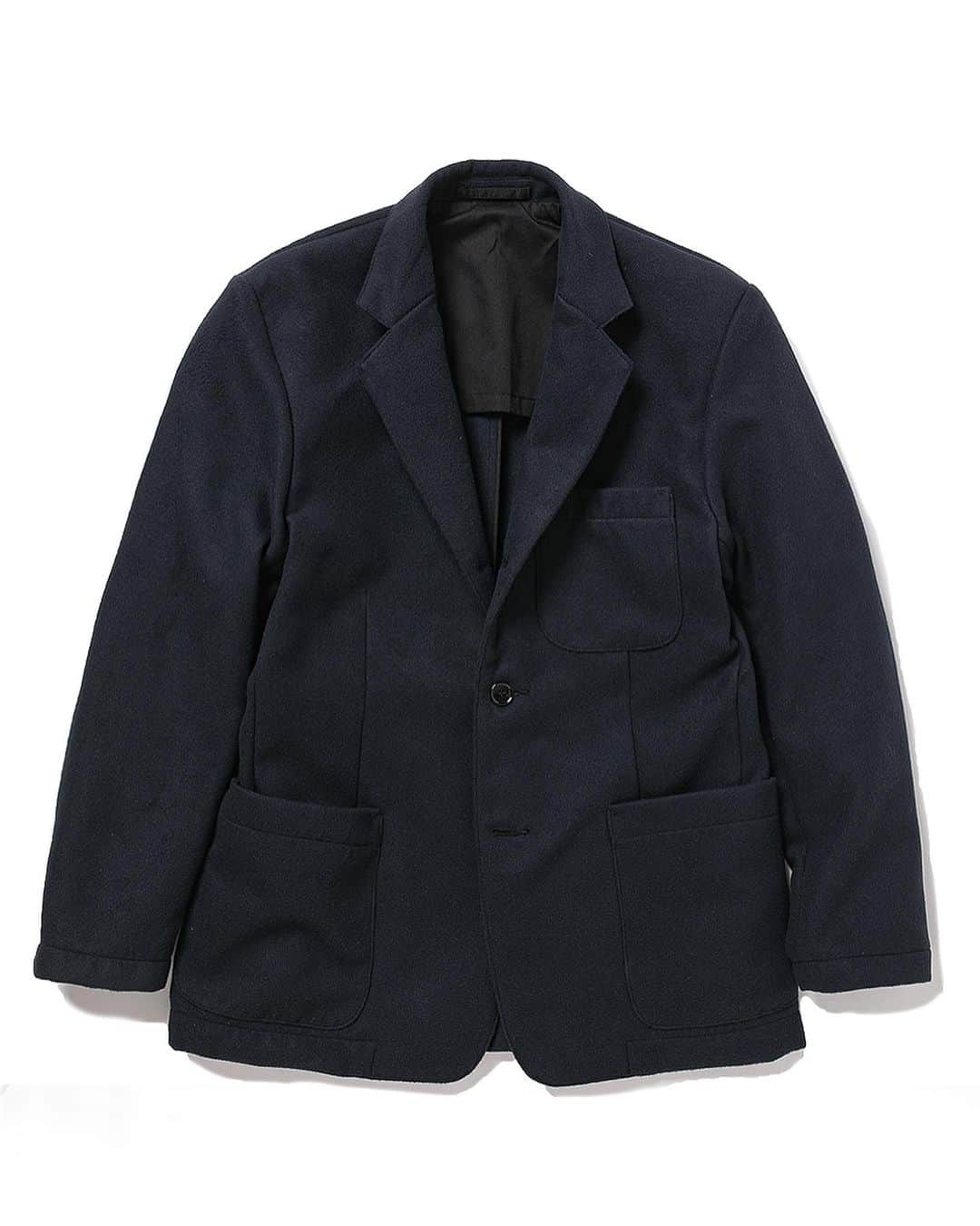 スタビライザー ジーンズのインスタグラム：「AW2020 8-33M  sport coat color: navy fabric: light weight melton material:100% polyester chest: 36.38.40.42.44 release: Oct.2020 price: 34000JPY+tax #stabilizergnz」
