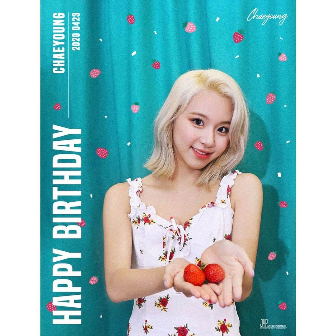 TWICE JAPANさんのインスタグラム写真 - (TWICE JAPANInstagram)「Happy Birthday CHAEYOUNG  #HappyCHAEYOUNGday」4月23日 0時05分 - jypetwice_japan