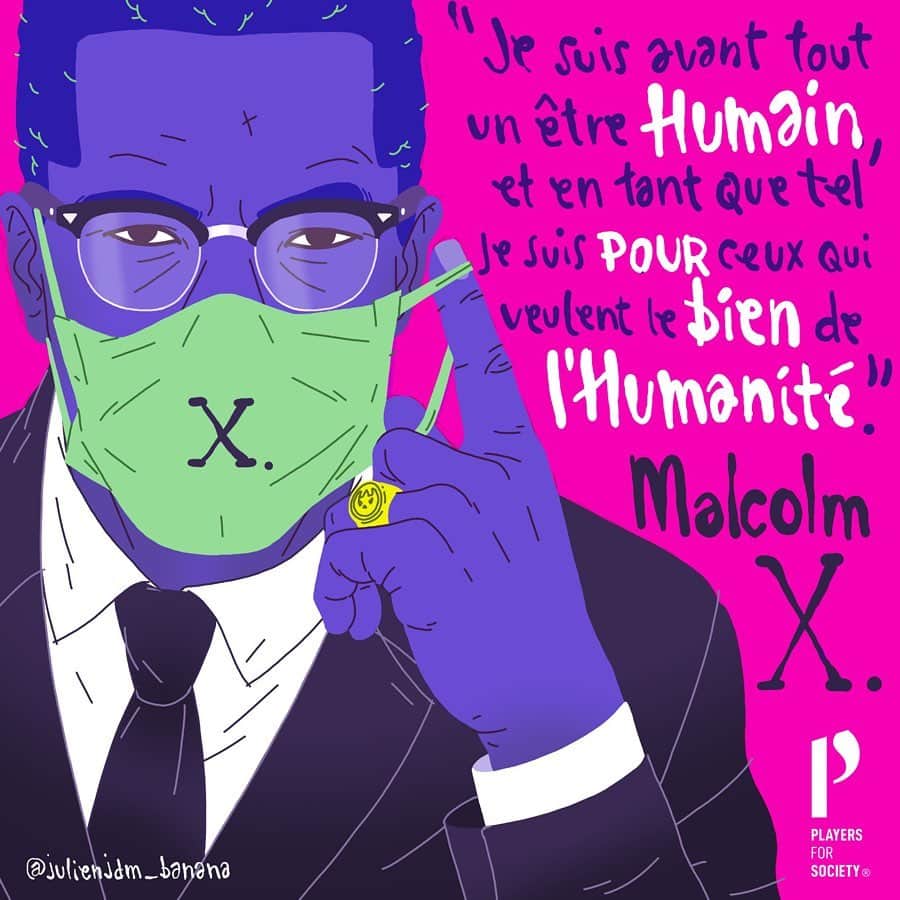 のインスタグラム：「Chaque nouveau mort annoncé le soir est une douleur pour une famille. Il faut y penser et faire en sorte qu’il y en ait le moins possible en restant chez nous, en prenant des nouvelles des personnes âgées, etc On est tous responsables. #PlusQueJamaisEnsemble @Players4society」