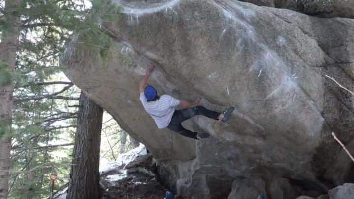 のインスタグラム：「FA of "Deathstar" (8C/v15) is LIVE on @mellowclimbing (Uncut section)... click link 🔝in profile to peep it.」