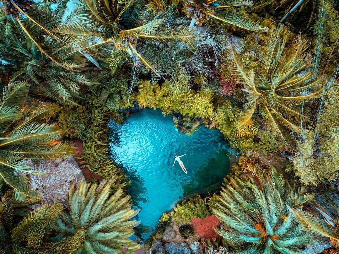 サシャ・カリスのインスタグラム：「“In every walk with nature one receives far more than he seeks.” —John Muir ✨ 💦 Happy earth day! 🌎 Name 1 thing that you are thankful to the earth for, mine is the ocean! ⬇️」