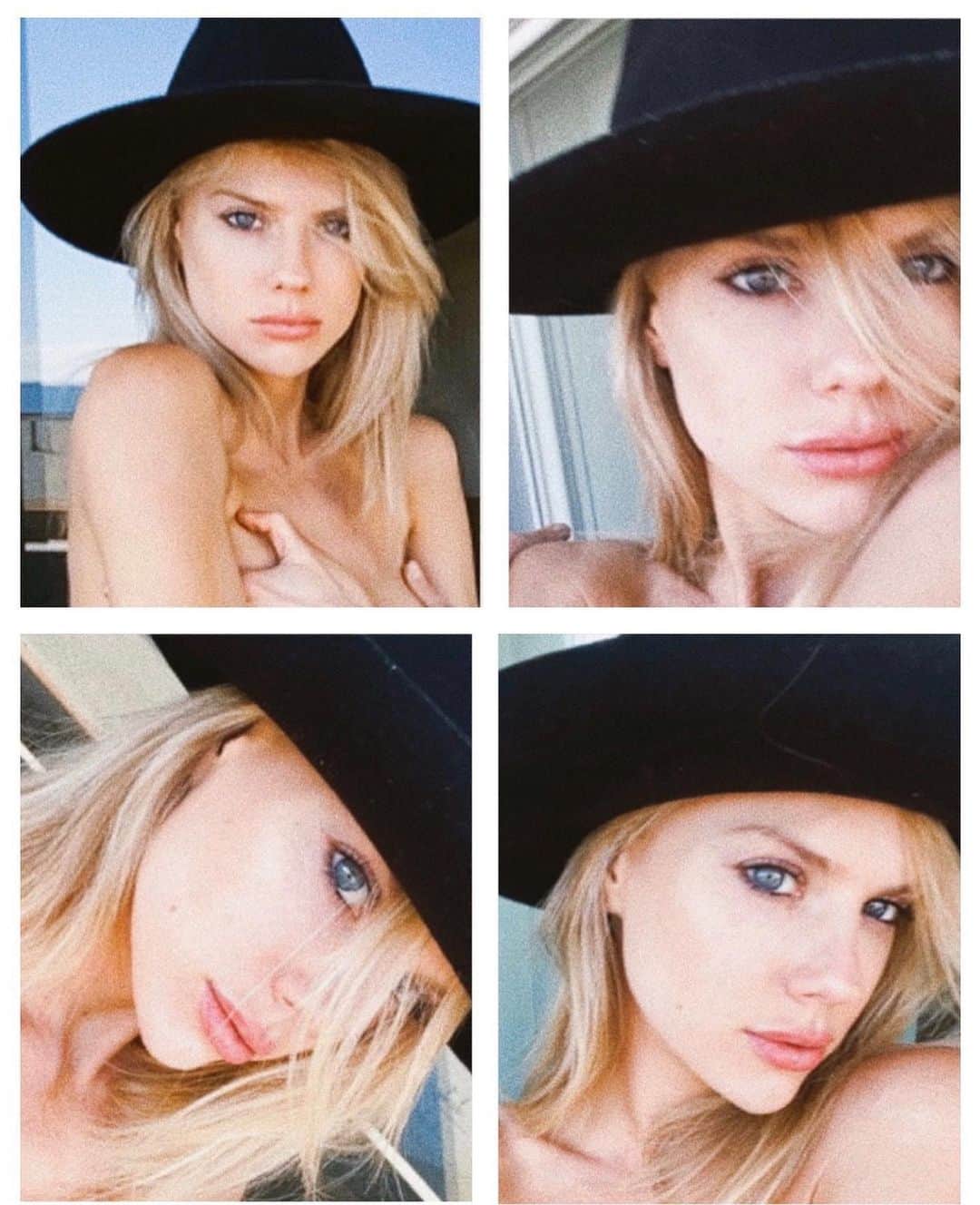 シャーロット・マッキニーのインスタグラム：「Me and @jakerosenberg did our first FaceTime photoshoot 😷😂」