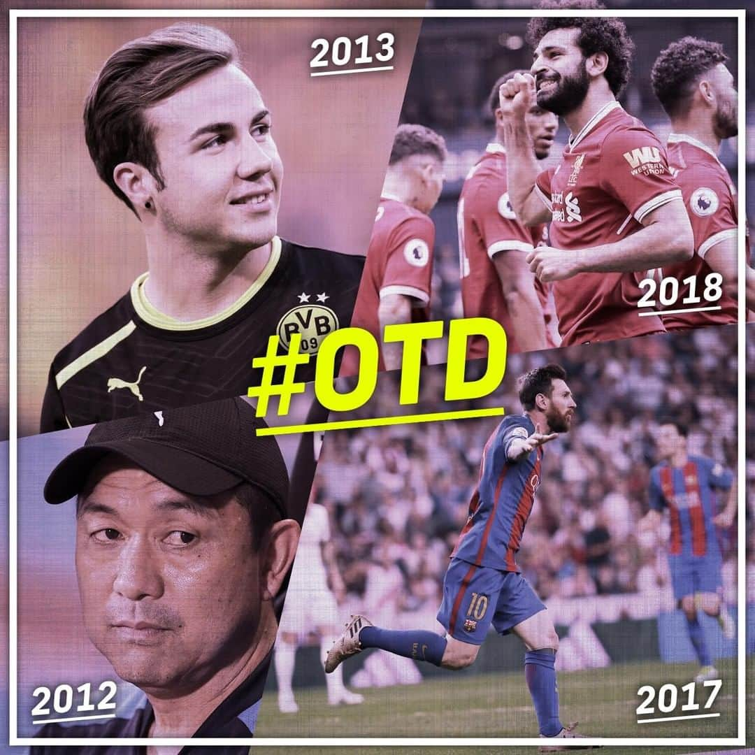 サッカーキングさんのインスタグラム写真 - (サッカーキングInstagram)「🧐4月23日は何の日？🧐⠀ 2012年 #川崎フロンターレ が風間八宏氏の監督就任👤を正式発表⠀ 2013年 #バイエルン が #ゲッツェ 獲得⠀ 2017年 #メッシ が #バルセロナ 通算500得点に到達✨⠀ 2018年 #サラー がPFA年間最優秀選手🏅に初選出⠀ ⠀ サッカーキングは10周年！10年分のサッカー史を振り返ります⏰⠀⠀⠀ #OnThisDay #OTD #SK10th⠀⠀⠀⠀ ⠀⠀⠀⠀ #サッカーキング #リヴァプール #チャンピオンズリーグ #セリエA #ブンデスリーガ #リーガエスパニョーラ #プレミアリーグ #Jリーグ #soccerking #bayern #mariogotze #lionelmessi #barcelona #mohamedsalah #liverpool #jleague #championsleague #seriea #bundesliga #laliga #premierleague」4月23日 8時00分 - soccerkingjp