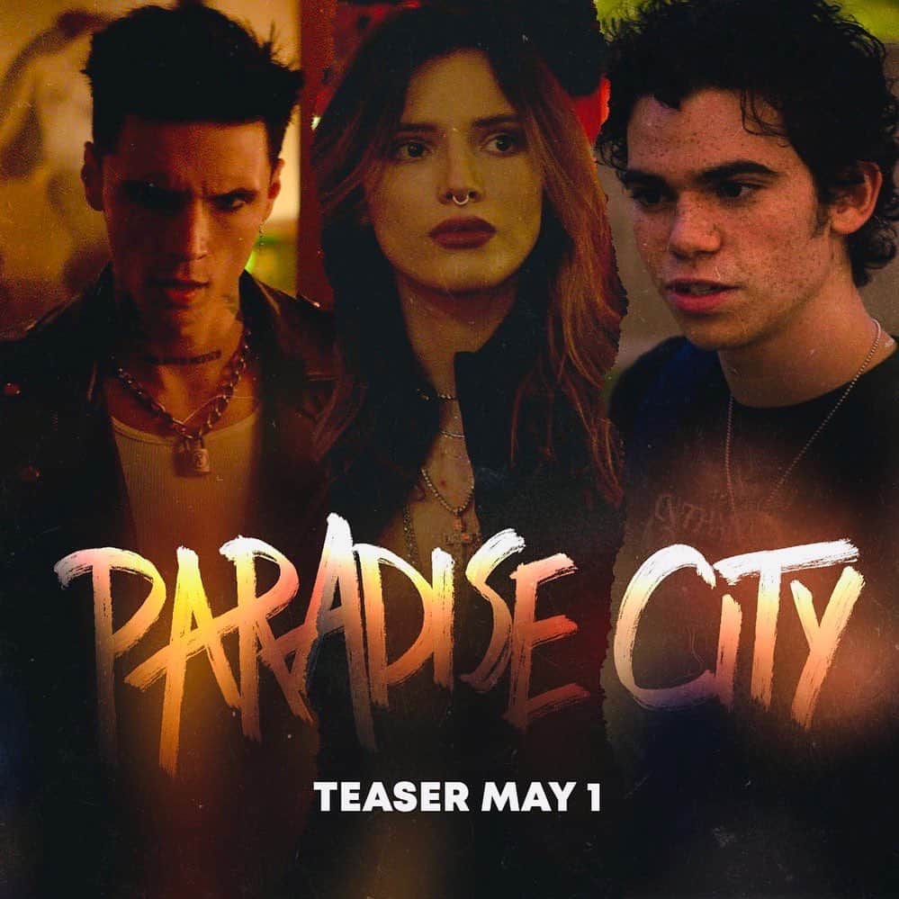 アンディー・ビアーザックのインスタグラム：「I’m so excited to share with you guys that the first video teaser for season 1 of the @paradisecity tv series is dropping on May 1st!  #pardisecity #americansatan @sumerianfilms @ashavildsen」