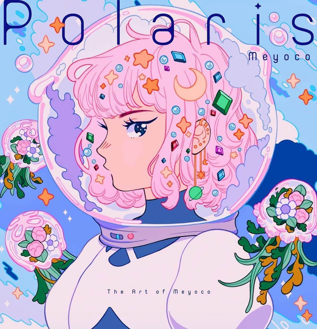 meyocoさんのインスタグラム写真 - (meyocoInstagram)「My first art book - POLARIS - will be released in Japan and Asia region on May 18! 🌸✨🌙💙 If you live in Japan, you can preorder the book from the link in my profile! Due to the COVID-19 pandemic, this book will be available in other regions around January-March 2021.」4月23日 23時38分 - meyoco