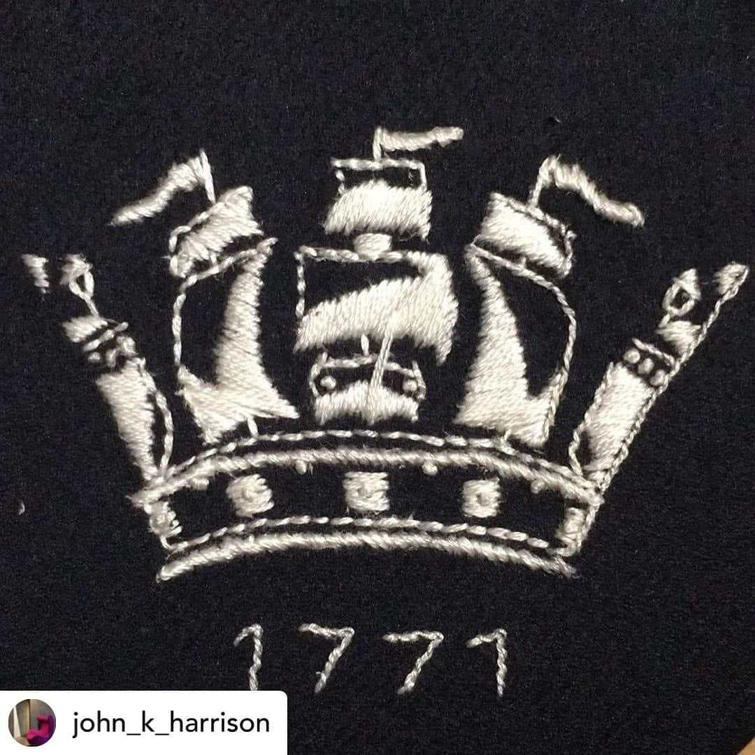 ギーブス&ホークスさんのインスタグラム写真 - (ギーブス&ホークスInstagram)「Repost our Creative Director @john_k_harrison  Part 4. ‘ case studies ‘. ‘ from the design stage we develop the individual ideas up to a finished garment. The following slides show how from an initial idea an item is realised. The cactus from SS began with a photo of succulents, and a fern embroidery. Draw up and placed on the garment by the talented Edward , it forms a engineered repeat pattern. Woven panel by panel to create the final jacket as shown. ‘The boat scarf was a vintage Gieves scarf from the 60’s which we re scaled and used in different areas , a lining for a mac, and a pocket square. ‘The blossom floral was a vintage piece of wallpaper that Emily cleverly re worked into a scarf and tie and pocket square. The lead image is our crown ships logo , 1771 , a gift to Robert Gieve , as it is usually reserved for naval use.」4月23日 15時53分 - gieveslondon