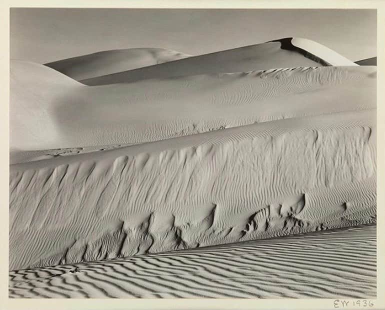 エステルデヴェのインスタグラム：「Edward Watson, “Dunes, Oceano”, c.1936 via @reutnewyork」
