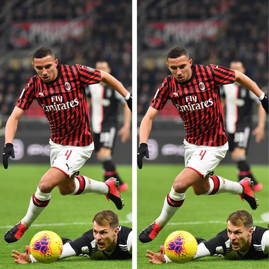 ACミランさんのインスタグラム写真 - (ACミランInstagram)「Can you find the 5️⃣ differences in this @ismaelbennacer picture? 🔍 #SempreMilan」4月23日 19時03分 - acmilan