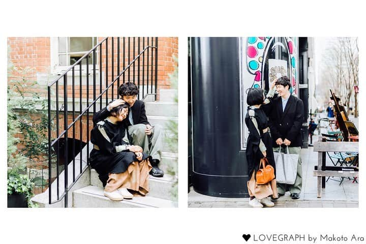 Lovegraph［ラブグラフ］さんのインスタグラム写真 - (Lovegraph［ラブグラフ］Instagram)「遠距離恋愛中のおふたり。 おしゃれな街でのんびり過ごす時間に撮影しました✨ ㅤㅤㅤ ꕤ guest voice ꕤ 「お洒落して都会の街並みを歩きながら撮影していただいたり、 はしゃいだり走ったり、すごく新鮮な経験で本当に楽しい時間でした。  ㅤㅤㅤ しばらくは遠距離恋愛が続く私たちですが 寂しくなったときは写真を見返して隣でにこにこ笑う彼の笑顔に癒されようと思います。 本当にありがとうございました☺️」 ㅤㅤㅤ ୨୧┈┈┈┈୨୧ ㅤㅤㅤ #Lovegraph #ラブグラフ #幸せな瞬間をもっと世界に ㅤㅤㅤ #カップルフォト #カップルフォト倶楽部 #カップルコーデ #遠距離カップル #遠距離恋愛 #東京駅 #丸の内 #カフェデート #大切な人と過ごす時間 #カップルさんと繋がりたい #ig_japangram #couplephoto #tokyostation」4月23日 21時02分 - lovegraph_me