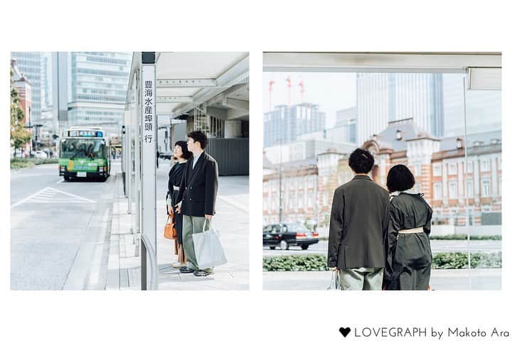 Lovegraph［ラブグラフ］さんのインスタグラム写真 - (Lovegraph［ラブグラフ］Instagram)「遠距離恋愛中のおふたり。 おしゃれな街でのんびり過ごす時間に撮影しました✨ ㅤㅤㅤ ꕤ guest voice ꕤ 「お洒落して都会の街並みを歩きながら撮影していただいたり、 はしゃいだり走ったり、すごく新鮮な経験で本当に楽しい時間でした。  ㅤㅤㅤ しばらくは遠距離恋愛が続く私たちですが 寂しくなったときは写真を見返して隣でにこにこ笑う彼の笑顔に癒されようと思います。 本当にありがとうございました☺️」 ㅤㅤㅤ ୨୧┈┈┈┈୨୧ ㅤㅤㅤ #Lovegraph #ラブグラフ #幸せな瞬間をもっと世界に ㅤㅤㅤ #カップルフォト #カップルフォト倶楽部 #カップルコーデ #遠距離カップル #遠距離恋愛 #東京駅 #丸の内 #カフェデート #大切な人と過ごす時間 #カップルさんと繋がりたい #ig_japangram #couplephoto #tokyostation」4月23日 21時02分 - lovegraph_me