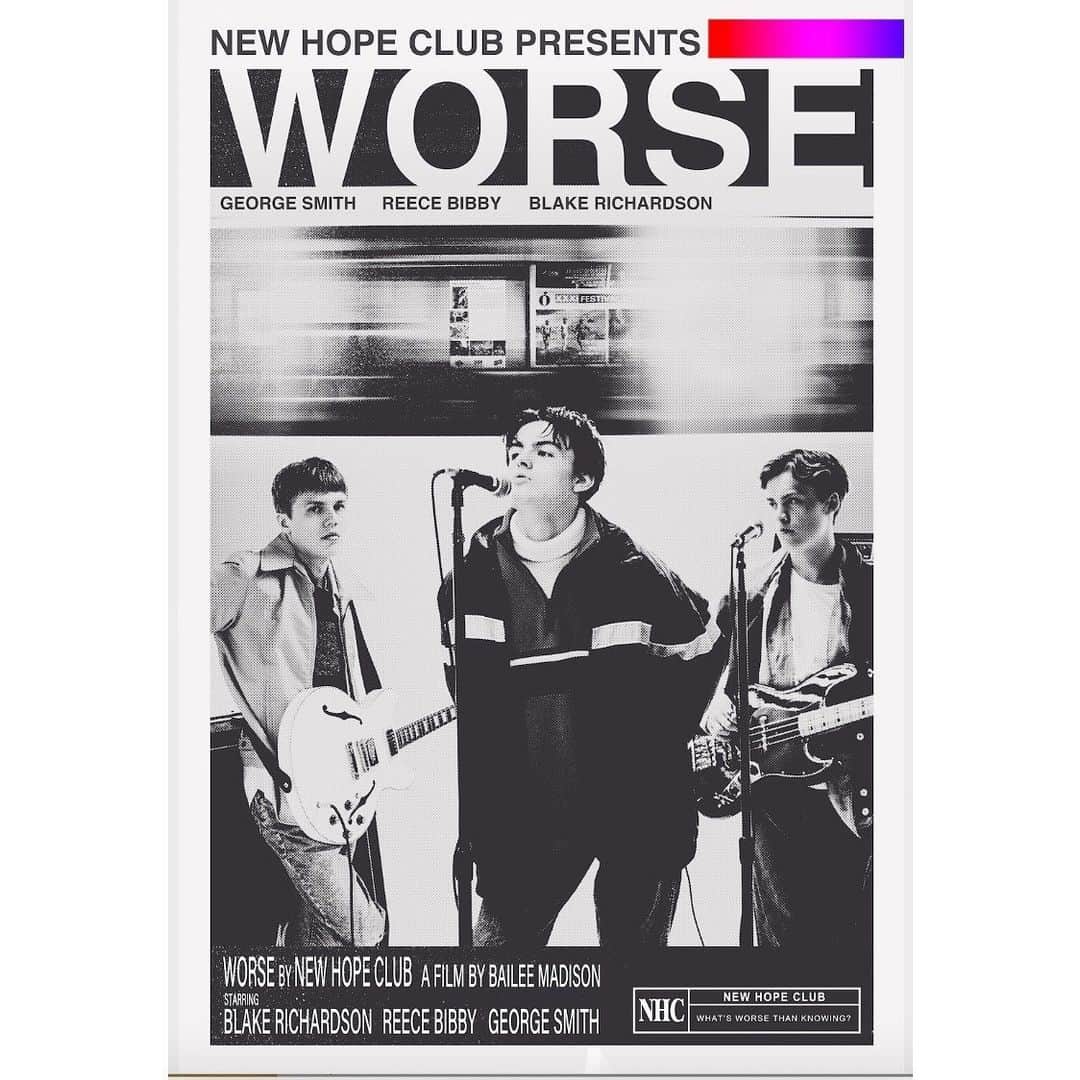 New Hope Clubさんのインスタグラム写真 - (New Hope ClubInstagram)「🎥 Worse_April_24_ #WorseOutFriday  Link to pre-save in bio」4月23日 22時01分 - newhopeclub