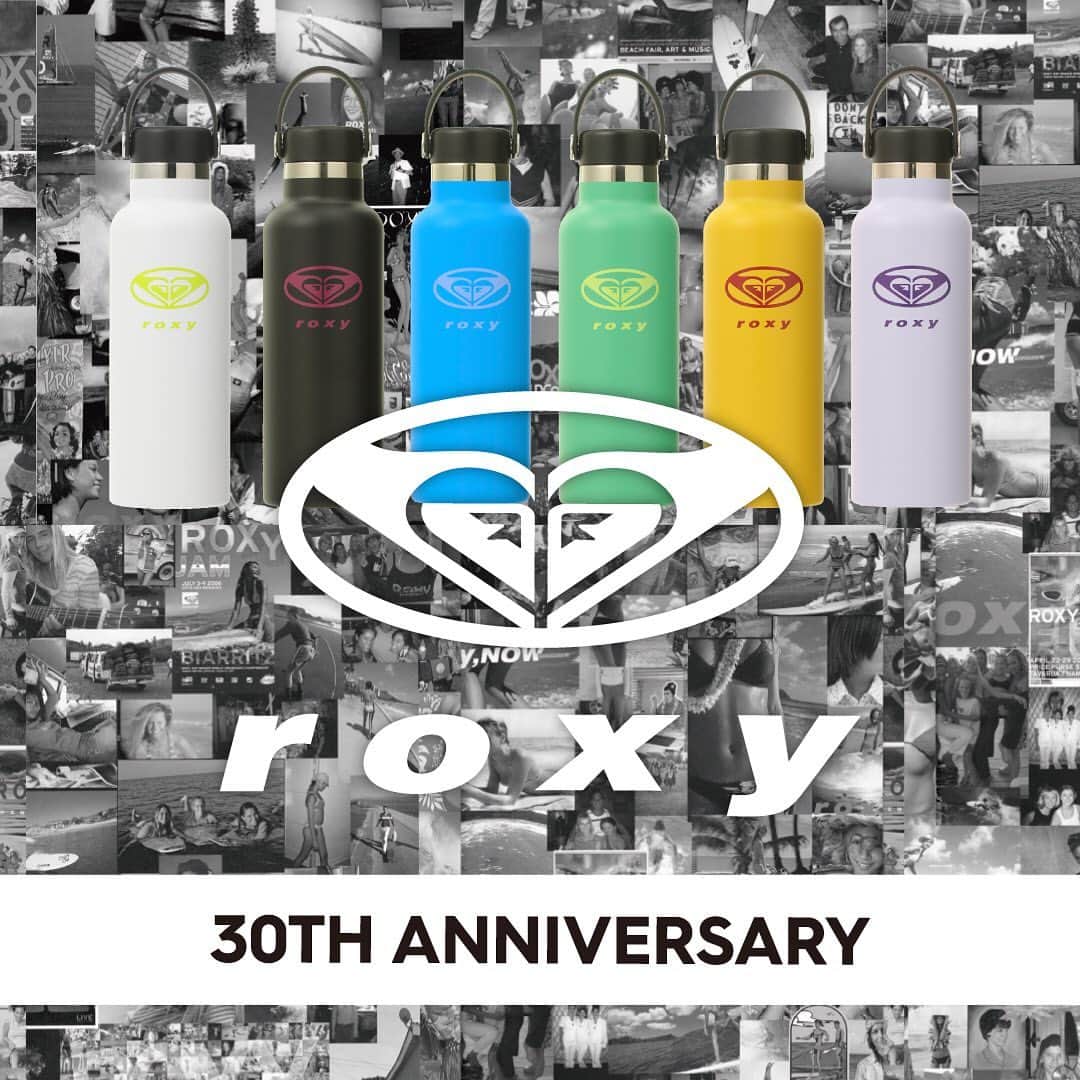 ROXY JAPANさんのインスタグラム写真 - (ROXY JAPANInstagram)「【ROXY 30周年限定Hydro Flask発売】  ROXYのブランド誕生30周年を記念して、限定デザインのHydro Flask (18 oz Standard Mouth / 4,950円) ６色を4月27日 (月)に発売いたします。  ハイドロフラスクは、保温力・飲み心地・持ちやすさのユニークな組み合わせにより、単なるウォーターボトル以上の価値があり、他のどのボトルも真似できない想像以上のリフレッシュをいつでもお届けすることが可能です。ECOの観点からもマイボトルを是非お持ちください。 . 【ROXY 30周年限定Hydro Flask】 . 品名:Hydro Flask HYDRATION_SM_18oz 品番:ROA205687B 価格:4,500円（4,950円税込） . . ■SPEC 容量:532m 口径:48.5mm 本体寸法 幅×高さ:73mm×220mm 重量:320g. . ■MATERIAL 本体:18/8ステンレス鋼(印刷鋼板) フタ:ポリプロピレン パッキン:シリコン ストラップ:TPE」4月24日 9時27分 - roxyjapan