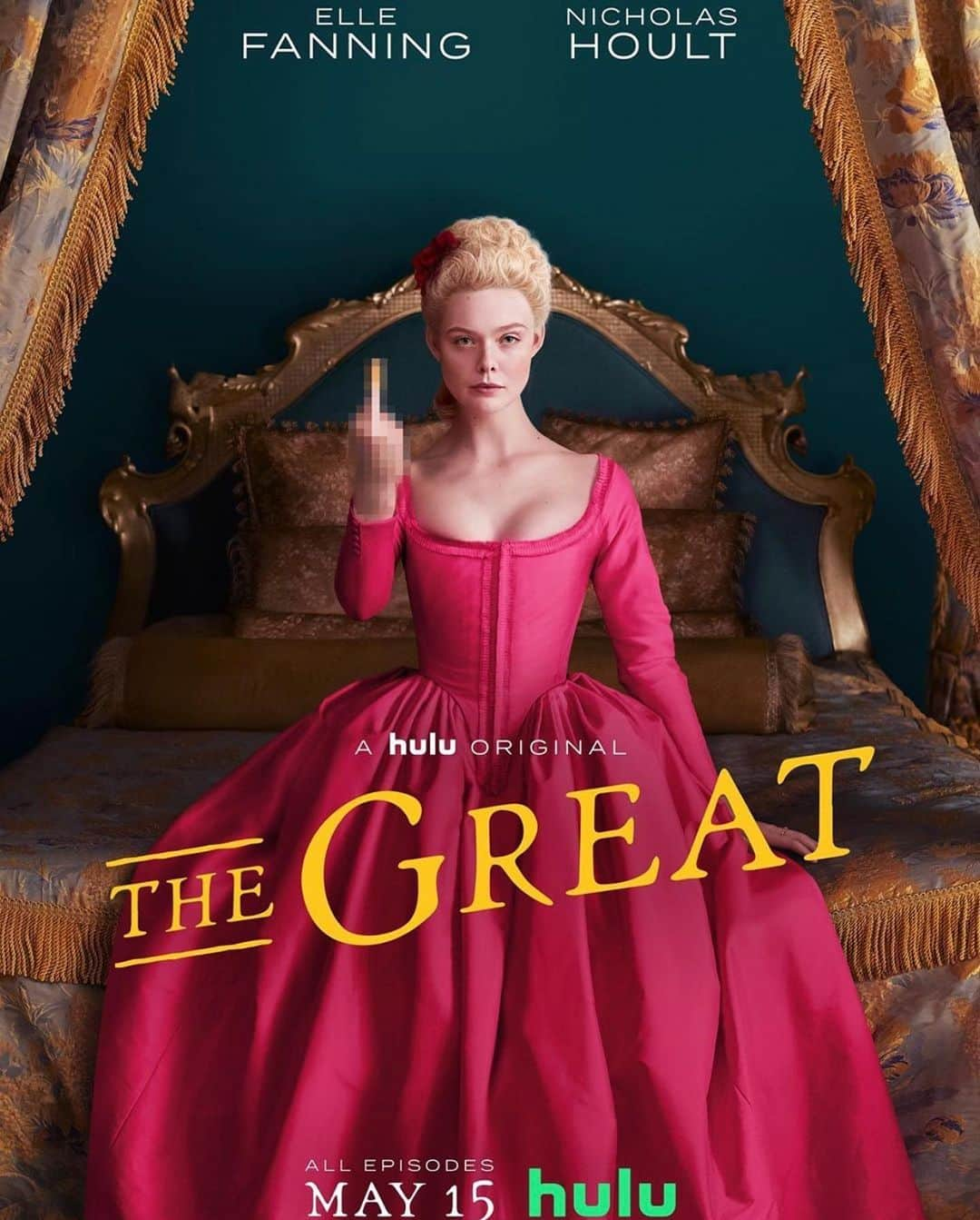 エル・ファニングさんのインスタグラム写真 - (エル・ファニングInstagram)「🖕 @thegreathulu May 15」4月24日 8時15分 - ellefanning