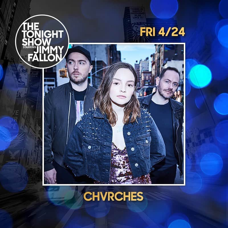 CHVRCHESさんのインスタグラム写真 - (CHVRCHESInstagram)「Tune in Friday night to catch a special performance on #FallonAtHome @fallontonight」4月24日 2時19分 - chvrches