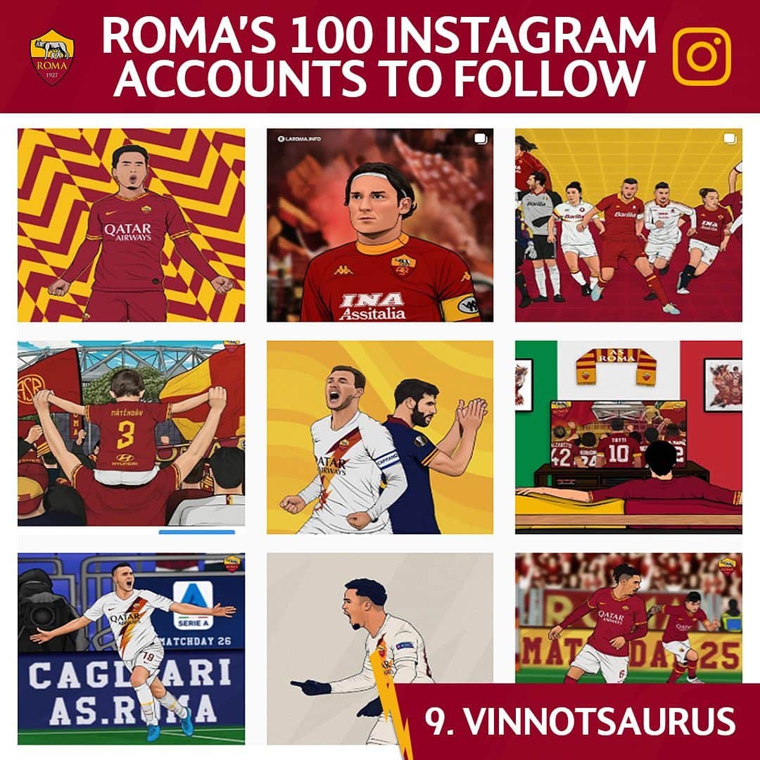 ASローマさんのインスタグラム写真 - (ASローマInstagram)「📲 Part 1️⃣: #ASRoma's 1️⃣0️⃣0️⃣ Instagram accounts to follow in 2️⃣0️⃣2️⃣0️⃣」4月24日 4時45分 - officialasroma