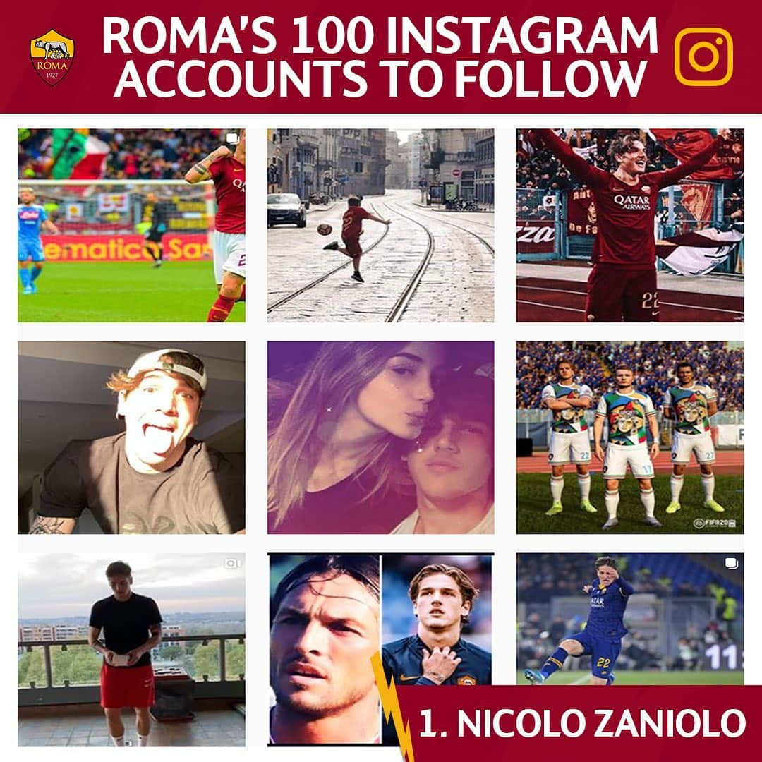 ASローマさんのインスタグラム写真 - (ASローマInstagram)「📲 Part 1️⃣: #ASRoma's 1️⃣0️⃣0️⃣ Instagram accounts to follow in 2️⃣0️⃣2️⃣0️⃣」4月24日 4時45分 - officialasroma