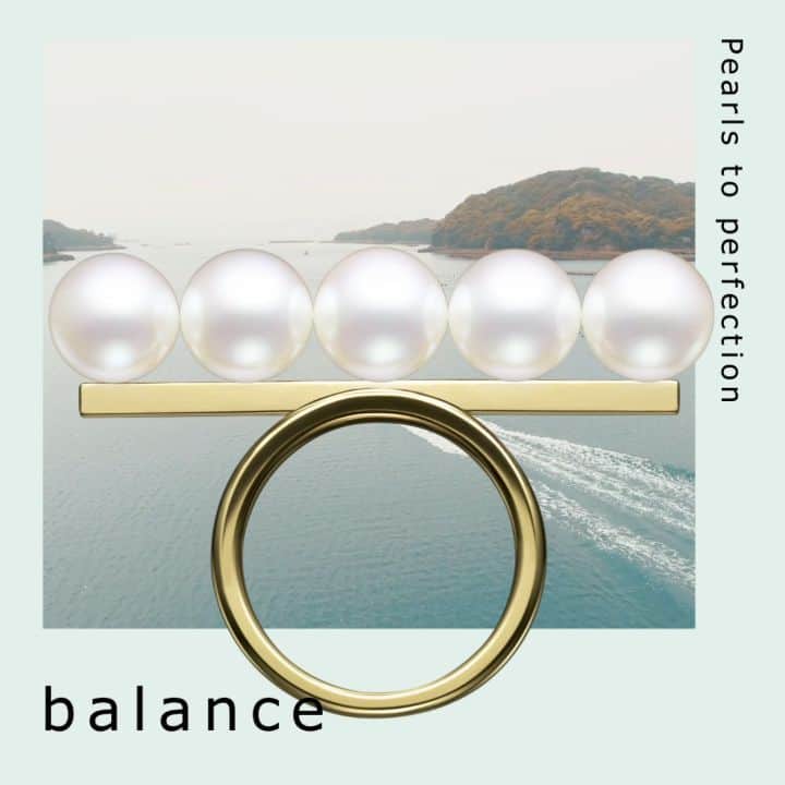 のインスタグラム：「TASAKI’s Akoya pearls. Born in the beautiful sea surrounding the Kujukushima islands of Nagasaki. #TASAKI #TASAKIpearlstory #craftsmanship #TASAKIbalance #balancesignature #TASAKIpearl #pearl #ring」