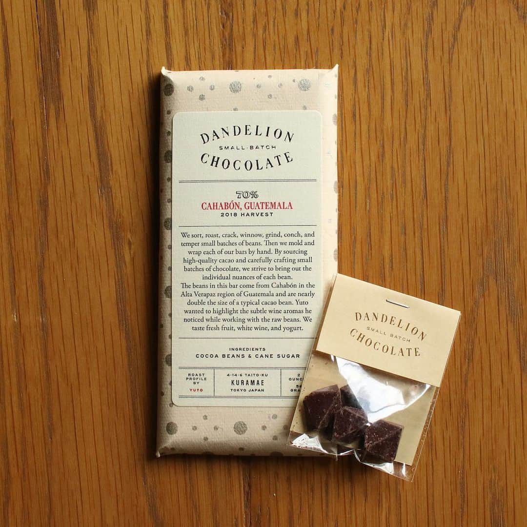 ダンデライオン・チョコレート・ジャパンのグルメインスタ
