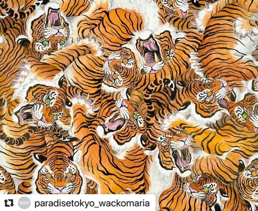 Daizo Yoshiokaのインスタグラム：「#Repost @paradisetokyo_wackomaria with @make_repost ・・・ NEW ARRIVAL 4/25(土)よりWACKO MARIA ONLINE STOREにて発売いたします。  WACKO MARIA直営店舗は臨時休業中になります。  予定しておりました販売分は全てWACKO MARIA ONLINE STOREにて発売いたします。  #wackomaria  #paradisetokyo  #timlehi @timlehi」