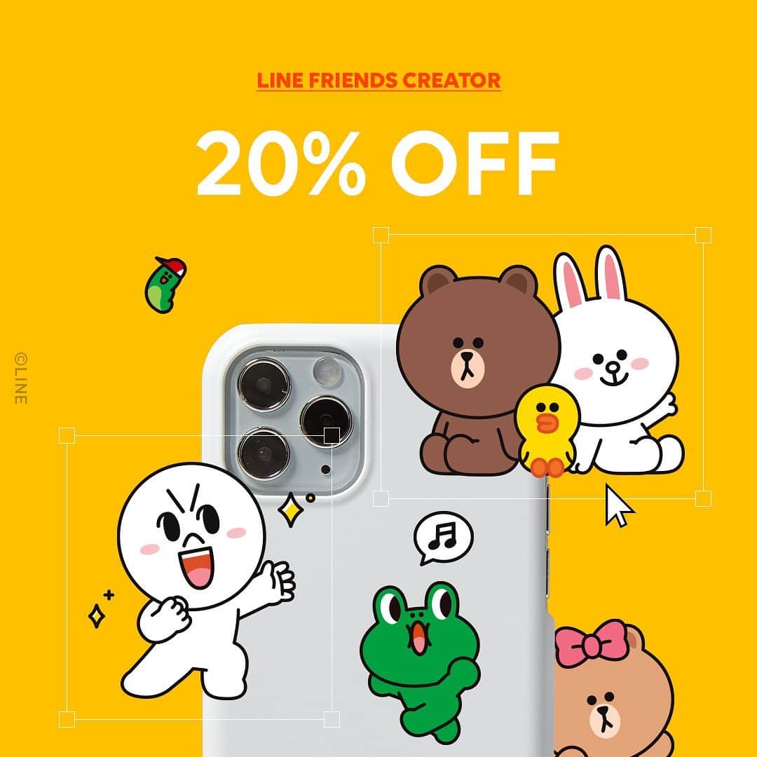 LINE FRIENDSさんのインスタグラム写真 - (LINE FRIENDSInstagram)「Stay at home with #LINEFRIENDS_CREATOR ⠀ You’ll never be bored again as you craft pieces with a touch of personal taste. 🙌 ⠀ Enter the code “creatorwithyou” at checkout for 20% off on all purchases. (April 27th~May 3rd) ⠀ Hurry, this offer lasts for 7 days only! 👉 Link in bio ⠀ #LINEFRIENDS #Design #Create #Personalize #CustomMade」4月24日 15時13分 - linefriends