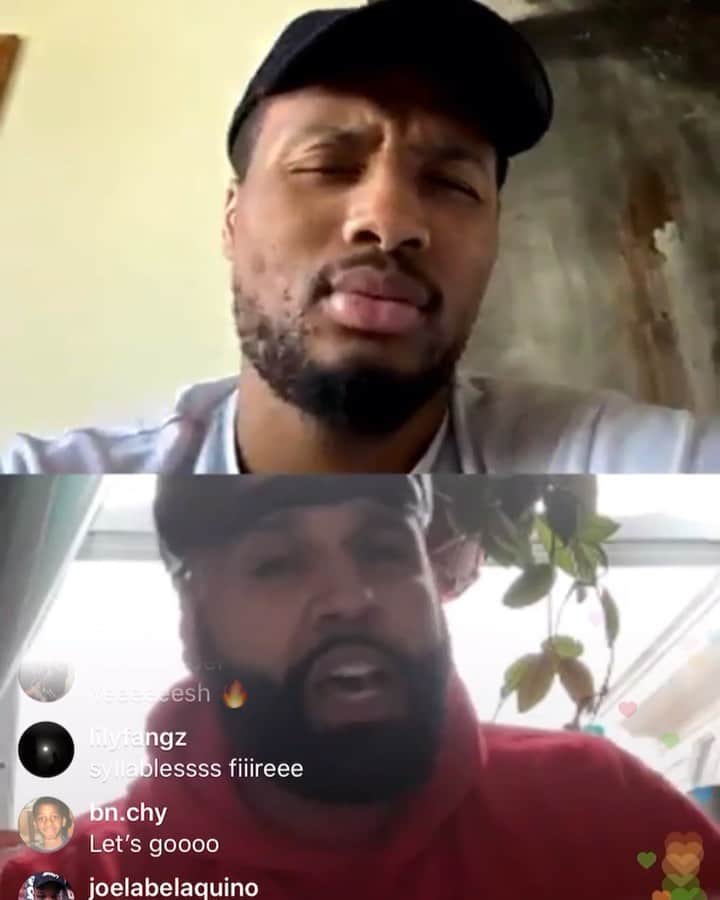 デイミアン・リラードのインスタグラム：「Week 4 of my #4BarFriday x @Genius IG Live Cypher Series starts at 2pm PT/5pm ET today on my IG Live. @manniefresh is the producer for this week and a bunch of special guests will be tapping in to give the MCs feedback. If you haven’t seen the first 3 weeks of this, here’s an example of what the MCs have been bringing to the table each week. @sicariososa went crazy last week. Tag everyone you know that loves hip-hop!」
