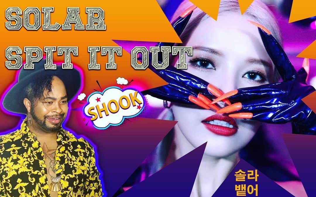 Codyのインスタグラム：「NEW K-POP REACTION VIDEO! Link in my profile! #mamamoo #solar #solar_spititout #ママムー　#ソラ　#リアクション　#reaction」