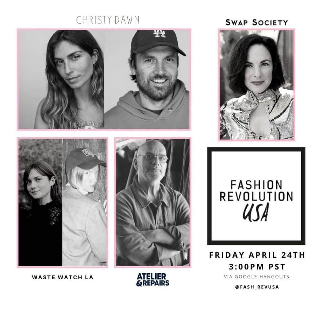 ボニー・ライトさんのインスタグラム写真 - (ボニー・ライトInstagram)「Join us @wastewatchla today for a digital panel with @fash_rev at 3-4pm PST on ‘Regenerative Farming To Reuse: Approaches To Fashion’s Environmental Challenges’ Our panelists are @christydawn @swapsociety @atelierandrepairs To attend the panel hit the google hangout link in my bio 📲 Hope to see you there!」4月25日 3時42分 - thisisbwright