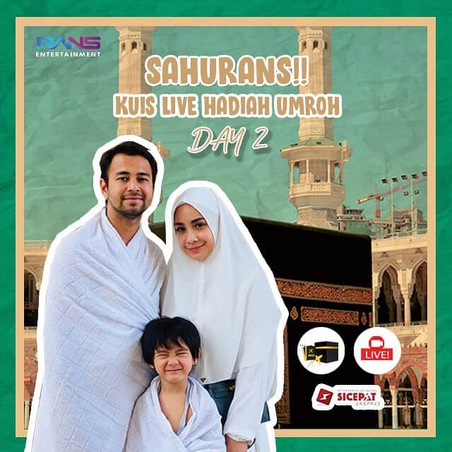 Raffi Ahmadさんのインスタグラム写真 - (Raffi AhmadInstagram)「Selamat yaaa buat @thisisme_ludiya pemenang Kuis #SahuRansDay1 yang mendapatkan Hadiah Umroh 🙏🏻 . Buat yang belum beruntung jangan sedih, karna kita akan bagi bagi hadiah umroh setiap harinya😇 . Untuk persyaratan Kuis #SahuRansDay2 ada di slide ke 2☝🏻 Buruan ikutan!! #RansUmrohBarengSicepat  #HaluDirumah  #SahuRansDay2」4月24日 19時24分 - raffinagita1717