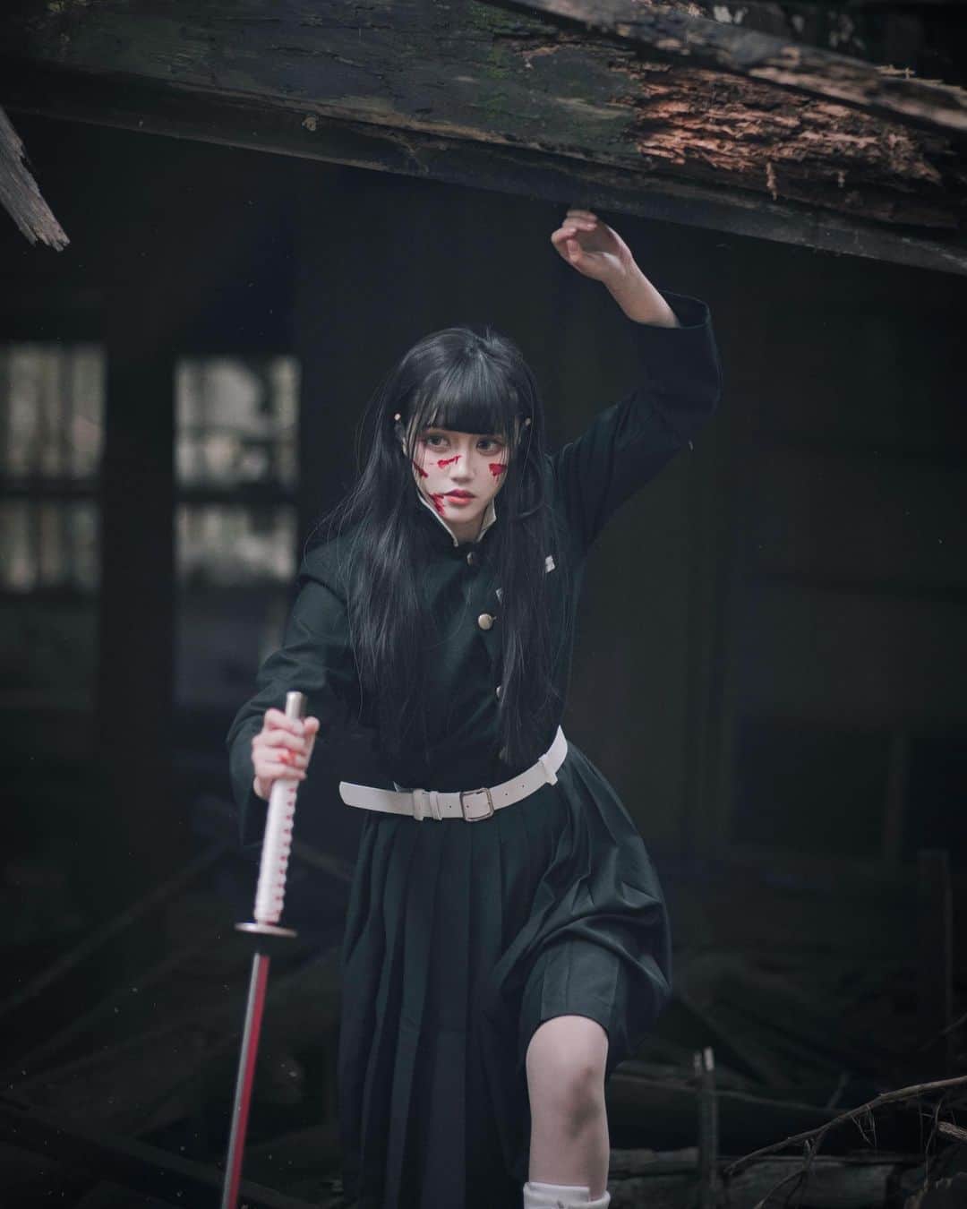 赤羽律のインスタグラム：「鬼滅の刃・栗花落カナヲ・ ・ ・ P @lostdumplings ・ ・ #栗花落カナヲ #鬼滅の刃 #きめつのやいば  #コスプレ #コスプレイヤー #cosplay #cosplayer #kimetsunoyaiba #demonslayer #kanaotsuyuri」