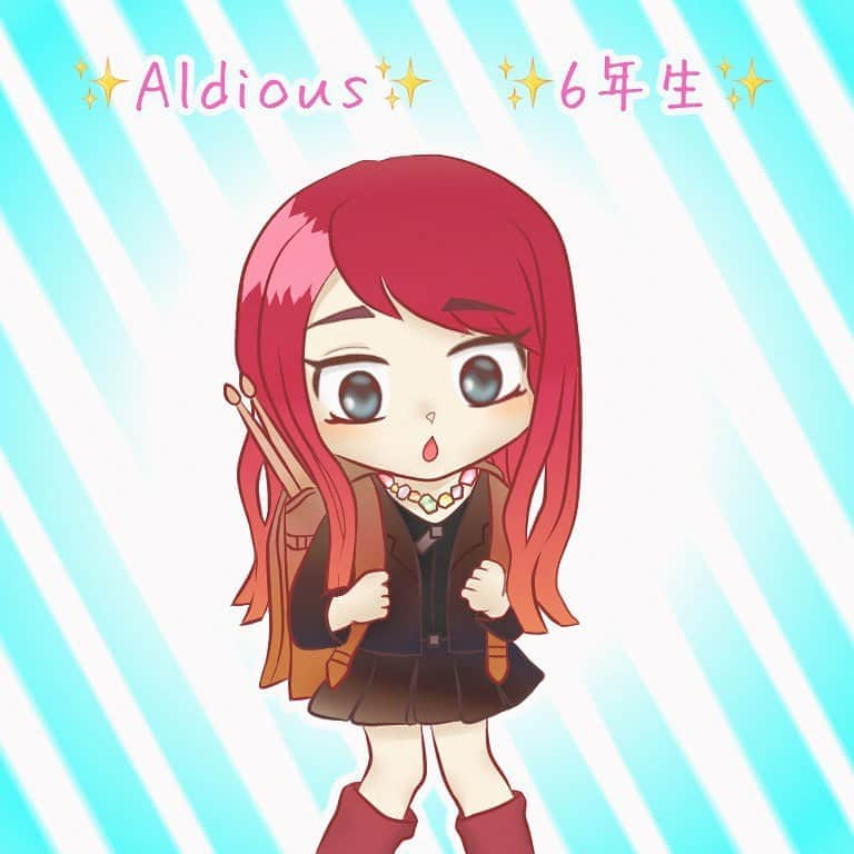 Marinaさんのインスタグラム写真 - (MarinaInstagram)「お友達がAldious 6年生になった私のイラストを描いてくれました🌸✨ . か、かわいい！！！ ランドセルからスティック出てる♡ 色んな背景送ってくれました🎀 . はなこさん(@hanakonnn) ありがとう🥰🍬 . . #Aldious #AldiousMarina #drawing #イラスト#似顔絵」4月24日 20時04分 - aldiousmarina