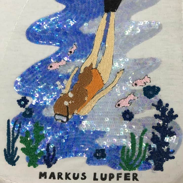 マーカスルプファーさんのインスタグラム写真 - (マーカスルプファーInstagram)「Dive into the weekend  #MarkusLupferSS20 #MarkusLupfer #handembroidery . #luxuryfashion #fashiondesign #londonfashion #ss20 #londonstyle #whatiwear #readytowear #jersey #effortlessstyle #effortlesschic #mystylediary #styleblogger #embellished #embellishments #sequins #fashiondesigner」4月24日 23時02分 - markuslupfer