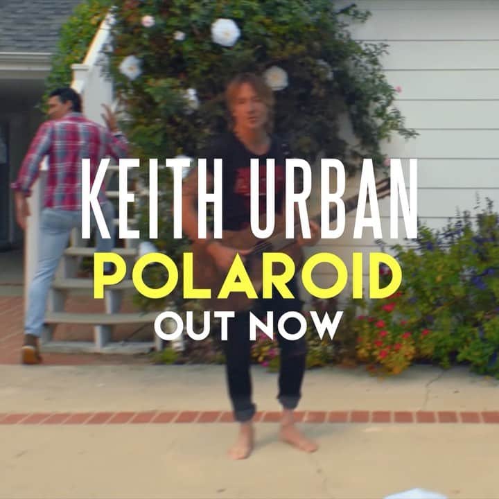 キース・アーバンのインスタグラム：「At a party we hated / tryin' to make conversation... watch the official video for #Polaroid, out now!」