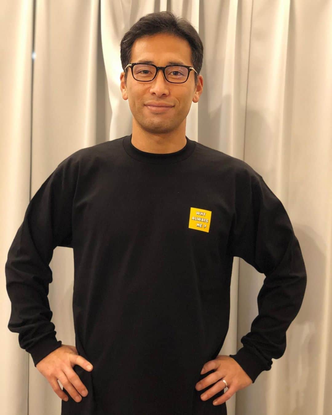 徳永悠平のインスタグラム：「志有人、TKOロンTありがとう🙏 やっぱ良いセンスしとるなぁ👍👍 次は半袖お願いします🤲  #whyalwaysme #WAM」