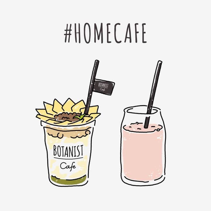 のインスタグラム：「#おうちカフェ ☕️ BOTANIST Tokyo人気メニューのレシピを初公開！ 自宅で楽しみたいフォトジェニックな2種類のスムージー🍍🌸 ⠀⠀ 「スムージーボンボン パイン×キウイ」と「スプリングスムージー」をまとめてご紹介🤗✨ ⠀⠀ 🍍スムージーボンボン パイン×キウイ（画像2枚目） ⠀⠀ ＜材料＞　1杯分 ▼スムージー ・パイナップル　100g ＊シークヮーサージュース　10g ・ 牛乳　60g ・ グラニュー糖　5g ⠀⠀ ▼アマレットホイップ ・ホイップクリーム　20g ＊ アマレットシロップ　1g ⠀⠀ ・キウイソース　30g ▼トッピング ・パイナップル(ひし形にカット)　10～13枚 ・グラノーラ　25g ・チョコクランチ　5g ・ミント　1枚 ⠀⠀ ＜作り方＞ ①食材を測る。かざりにするパイナップルを、薄くひし形にカットする（画像3枚目のイラストをみてね😉） ②カップにキウイソースを入れる。 ③ホイップクリームとアマレットシロップを混ぜる。 　絞り口をカップに当てながら入れ、スプーンで伸ばしてマーブル模様にする。 ④スムージーの食材をミキサーにかけ、カップに注ぐ。 ⑤グラノーラをのせる。 ⑥ひし形にカットしたパイナップルをカップのふちに飾る。 真ん中にチョコクランチ、端にミントを飾る。 ⠀⠀ ＊シークヮーサージュースは、レモン汁やライム汁などに変えられます。 味を見ながら加えてください。 ＊ホイップクリームにアマレットシロップを入れると杏仁風味になりますが、ない場合はホイップクリームのみでも◎ ＊キウイソースが手に入らないときは、フレッシュキウイで代用できます。ストローで吸える大きさに、細かく刻んだり、つぶしてピューレにしてから使ってください。 ⠀⠀ 🍍Point＞花びらの切り方（画像3枚目） ①パインの上と下を切り落とします。 ②縦に長い短冊になるよう、4分の1カットします。 ③白っぽくなっている芯(内側)を切り落とします。 ④-⑥上から見てひし形になるよう、皮を切り落とします。 ⑥薄く切って完成。 ⑦カップサイズにあわせて並べて、花びらの形に。グラノーラをグラスのフチよりも少し下になるように入れ、ひまわりの中心をくぼませると、バランスが良くなります。 ⠀⠀ マーブル模様のスムージーは、パイン・シークヮーサーシロップ・杏仁ホイップのトロピカルな味わい。底のキウイソースを混ぜながら飲むとアクセントに♪ ぜひ試してみてくださいね🤗 ⠀⠀ 🌸スプリングスムージー（画像4枚目） ⠀⠀ ＜材料＞　1杯分 ・いちご　50g ・ラズベリー　30g ＊てんさい糖シロップ　30g ・豆乳　230g ⠀⠀ ＊ヴィーガンではなくなりますが、てんさい糖シロップは、ガムシロップでも代用できます。 　上白糖やグラニュー糖を使う場合は、豆乳によく溶かしてから使ってください。 ⠀⠀ 🌸作り方（画像5枚目） ①材料を測る。ミキサーをはかりの上にのせて重さを測ると、洗い物も減らせて◎ ②すべての食材を入れ、なめらかになるまでミキサーにかける。 ③大きめのグラスに注いで完成。 ⠀⠀ 春の果実をたっぷり使ったフレッシュスムージー。 いちご、ラズベリーの甘酸っぱさと、てんさい糖、豆乳の優しい甘みが春にぴったり。 お家で春気分を感じてくださいね🤗 ⠀⠀ #BOTANISTとおうち時間 #stayhome #stayhomewithplants #おうち時間 #BOTANIST #botanisttokyo #botanicalbeauty #ボタニスト #ボタニストトウキョウ ⠀⠀ 🗼@botanist_tokyo 🌍@botanist_global 🇨🇳@botanist_chinese」