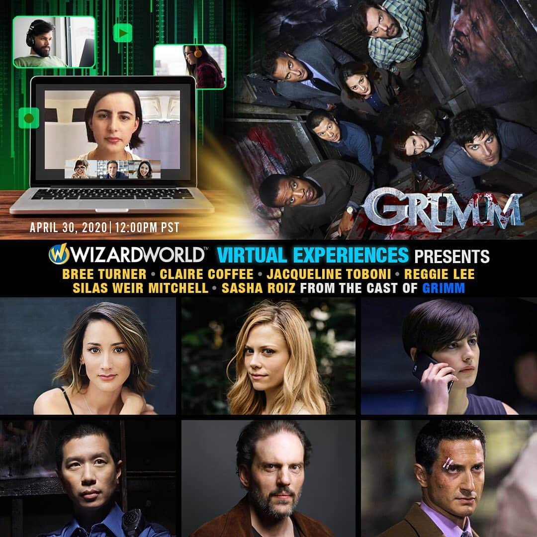 レジー・リーさんのインスタグラム写真 - (レジー・リーInstagram)「Thank #Grimm It’s Friday!!Some of the gang are gettin’ back together for a virtual experience next Thursday 4/30! We’re each donating our proceeds to local businesses/charities that are personally near and dear to us & impacted by this pandemic. And if you know me, NONE is more near & dear to me than @PipsOriginal 🍩. Come join us!!!! 👮‍♀️ #itsgonnabewutastic  Here’s the press release and how to attend, get tix and get one on one videos and/or autographs;  For tix to event go to:  wizd.me/virtual  Wizard World Virtual Experiences is bringing Grimm to the virtual screen on Thursday, April 30!  Join Bree Turner (Rosalee Calvert), Claire Coffee (Adalind Schade), Jacqueline Toboni (Trubel / Theresa Rubel), Reggie Lee (Sergeant Wu), Silas Weir Mitchell (Monroe) and Sasha Roiz (Captain Sean Renard) for an interactive afternoon which includes a FREE live moderated video Q&A, plus one-on-one video chats, recorded videos and autographs! This event starts at 12pm PT / 3pm ET.  Fans can virtually attend sessions on their computers and mobile devices.  As part of the event, FANS ACROSS THE GLOBE can:  Submit questions via chat during the FREE 45-minute panel featuring all six of our celebrity guests (open to everyone, no entry fee to watch or submit)  Participate in a personal, exclusive two-minute live video chat with each celebrity (paid)  Purchase a recorded video from any of the six. (specifying the message if desired)  Purchase an autograph on an 8”x10” photo. (Shipping is included on all Autographs.) #WizardWorld #WizardWorldVirtualExperiences #GrimmVirtualExperiences #Grimm #RosaleeCalvert #AdalindSchade #Trubel #TheresaRubel #SergeantWu #Monroe #CaptainSeanRenard"」4月25日 7時44分 - mrreggielee