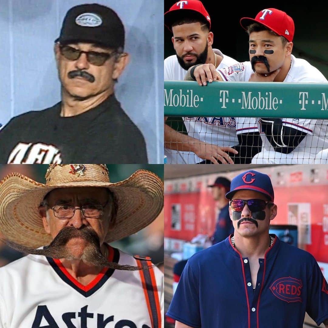 MLBさんのインスタグラム写真 - (MLBInstagram)「Where do you rank Yeli among these mustachioed legends?」4月25日 9時23分 - mlb