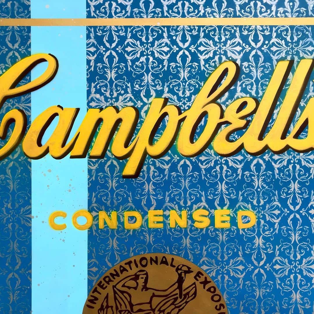 LOOTONEのインスタグラム：「LOOTONE Stencil 2020 "Campbell's"  Size F50」