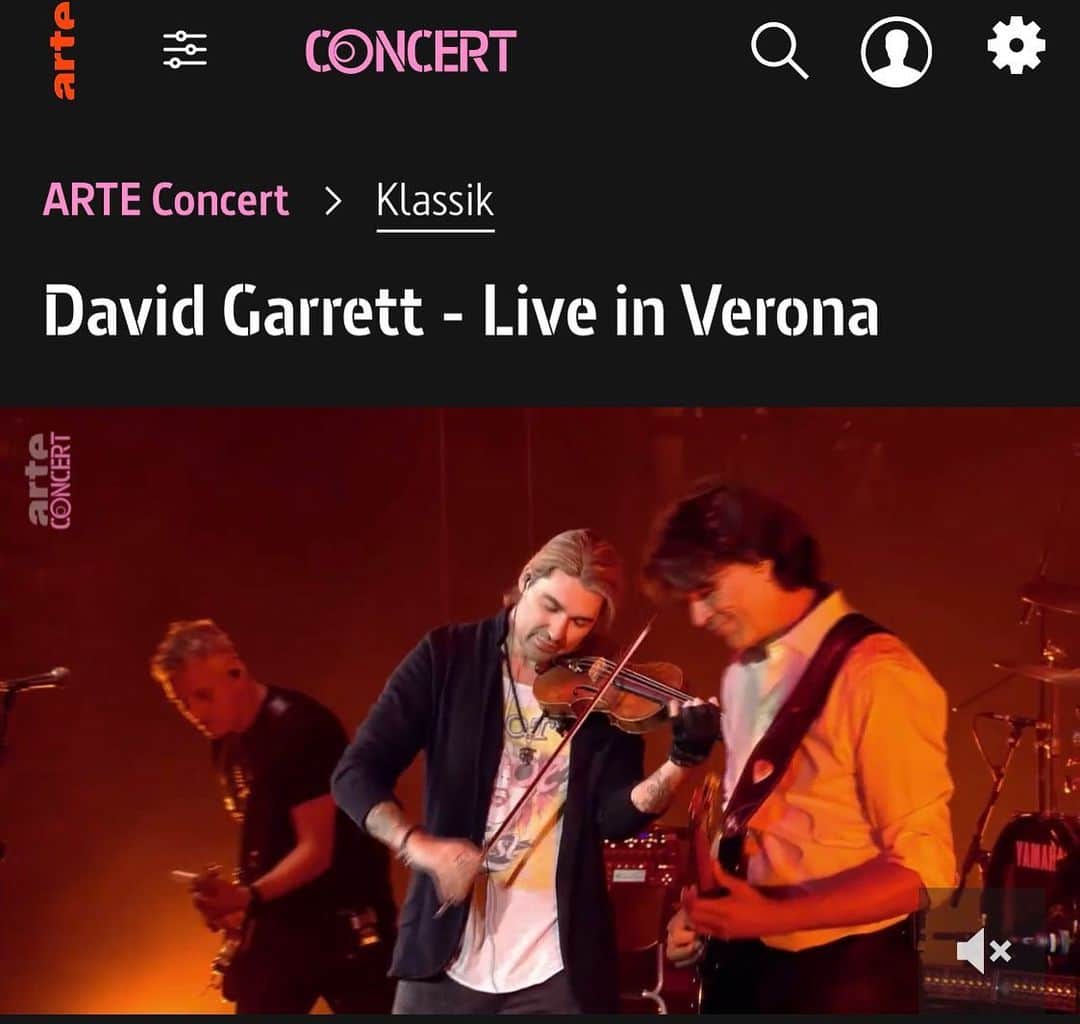 デイヴィッド・ギャレットさんのインスタグラム写真 - (デイヴィッド・ギャレットInstagram)「On 10th May you can watch excerpts from „David Garrett - Live in Verona“ on Arte.tv https://www.arte.tv/de/videos/091793-000-A/david-garrett-live-in-verona/ #verona #italy #concert #unlimited」4月25日 21時13分 - davidgarrettinsta