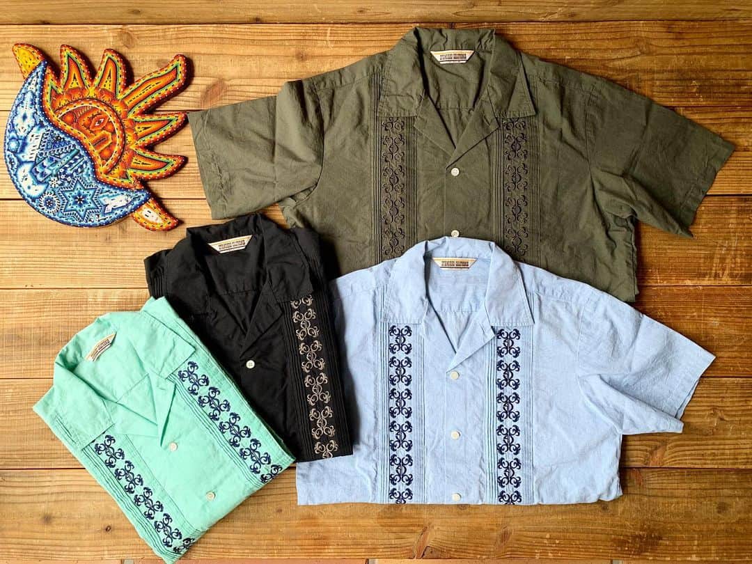 スタンダードカリフォルニアさんのインスタグラム写真 - (スタンダードカリフォルニアInstagram)「SD Coolmax Linen Chambray Guayabera Shirt  #standardcalifornia #スタンダードカリフォルニア #guayaberashirt #cubashirt #キューバシャツ #fashion #ファッション」4月25日 14時42分 - standardcalifornia