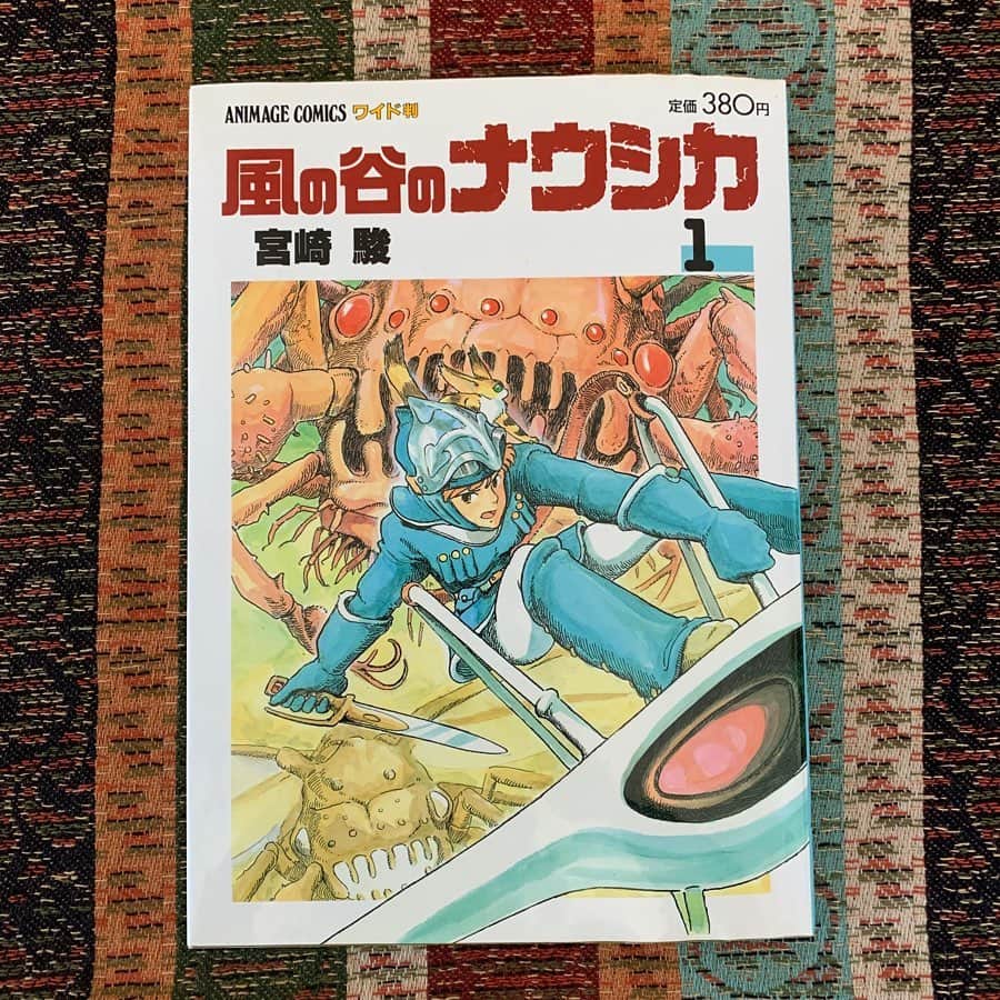 風間ゆみえのインスタグラム：「７日間ブックカバーチャレンジ📘" #bookcoverchallenge  @sadamayumi  @kayokohirao ふたりからのバトン  これは読書文化の普及に貢献するためのチャレンジで、好きな本を1日一冊、７日間投稿。本についての説明は必要なく、表紙画像だけをアップ。更に、その都度一人の友達を招待し、このチャレンジへの参加をお願いするというルールだそうです。  私の1日目は『風の谷のナウシカ』 両手で持ち上げられるほどのものに この世の全てが在る  涙が止まらない  色色々な涙  1日目のバトンは　 天然素材をいかした、柔らかで意志のある美しい人の服作りをするデザイナーの @taylor_suzuki さんに繋ぎます。 よろしく😊✨」