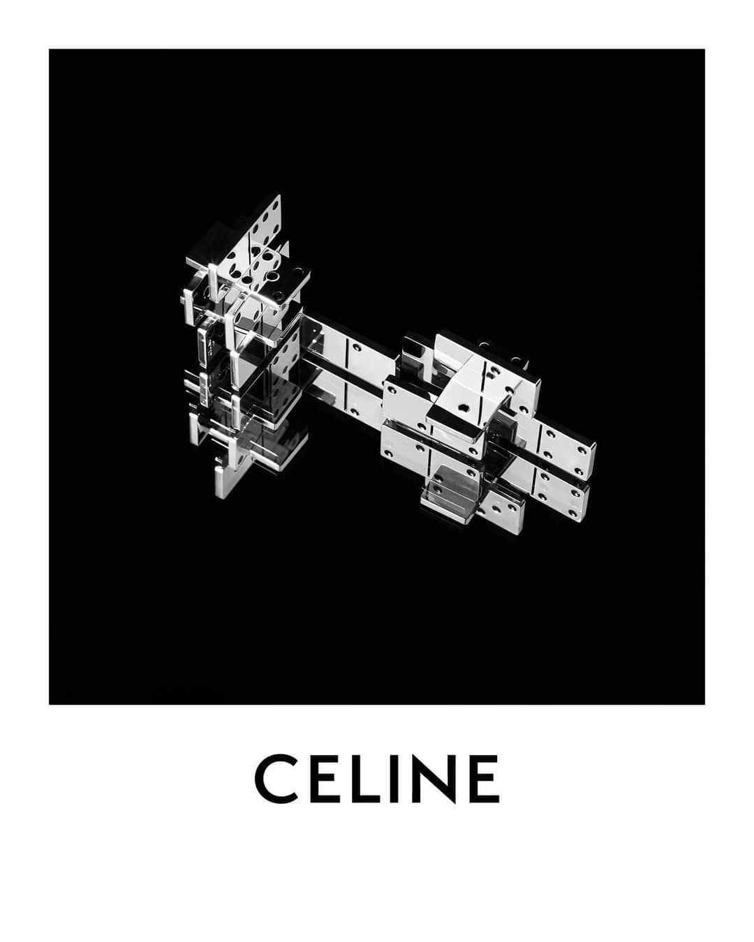 Celineさんのインスタグラム写真 - (CelineInstagram)「CELINE MAISON CELINE DOMINOS IN BRASS  CELINE MAISON COLLECTION AVAILABLE NOW AT CELINE.COM  #CELINEMAISON #CELINEBYHEDISLIMANE」4月25日 17時55分 - celine