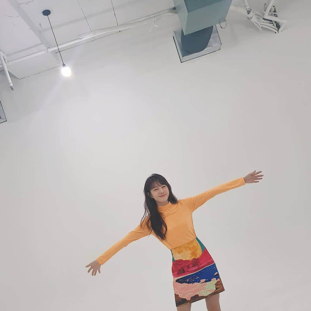 ユジョンのインスタグラム：「나에게 안겨라아아앙🤗헤헿」