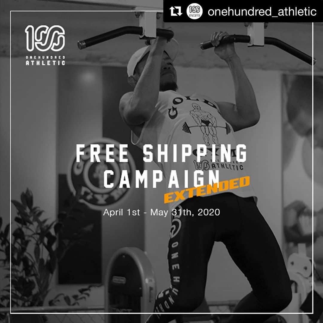 宇野薫のインスタグラム：「送料無料キャンペーン延長です！ よろしくお願いします。  #Repost @onehundred_athletic with @get_repost ・・・ 送料無料キャンペーン期間延長のご案内﻿ ﻿ 100A ONLINE STOREで実施中の送料無料キャンペーンの期間を下記のとおり延長いたします。  キャンペーン期間中は一回のご注文につき5,000円以上お買い上げいただきますと商品の配送料が無料になります。引き続きご活用ください。﻿ ﻿ ■キャンペーン期間﻿ 2020年4月1日(水)〜5月31日(日)﻿」