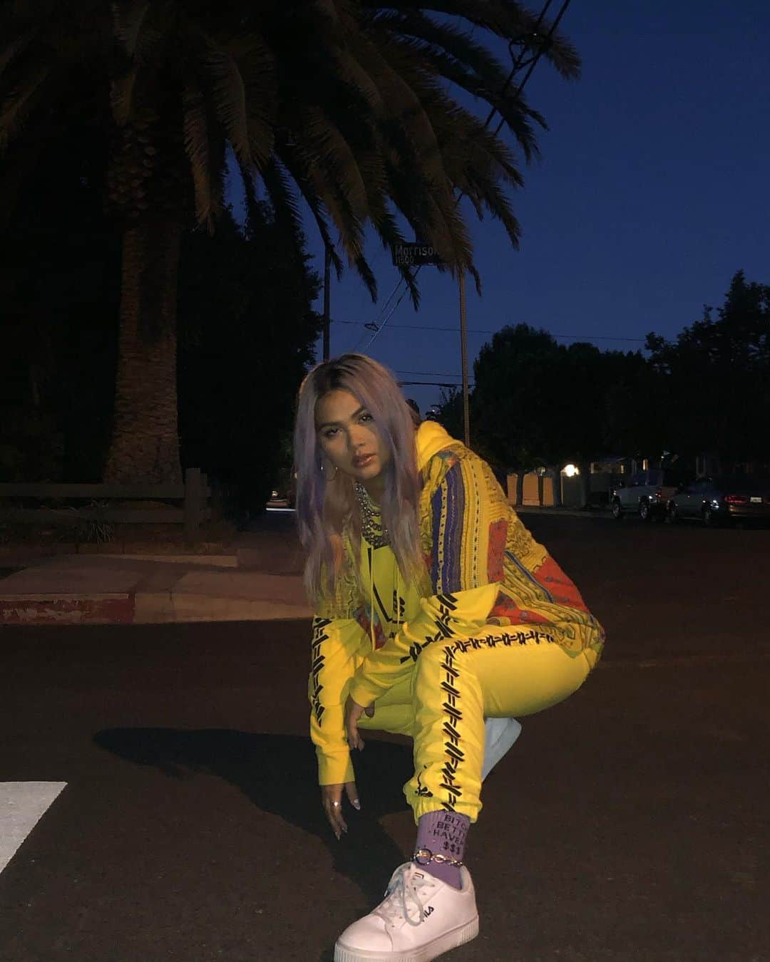 ヘイリー・キヨコのインスタグラム：「Palm Dreamzzz 💤」